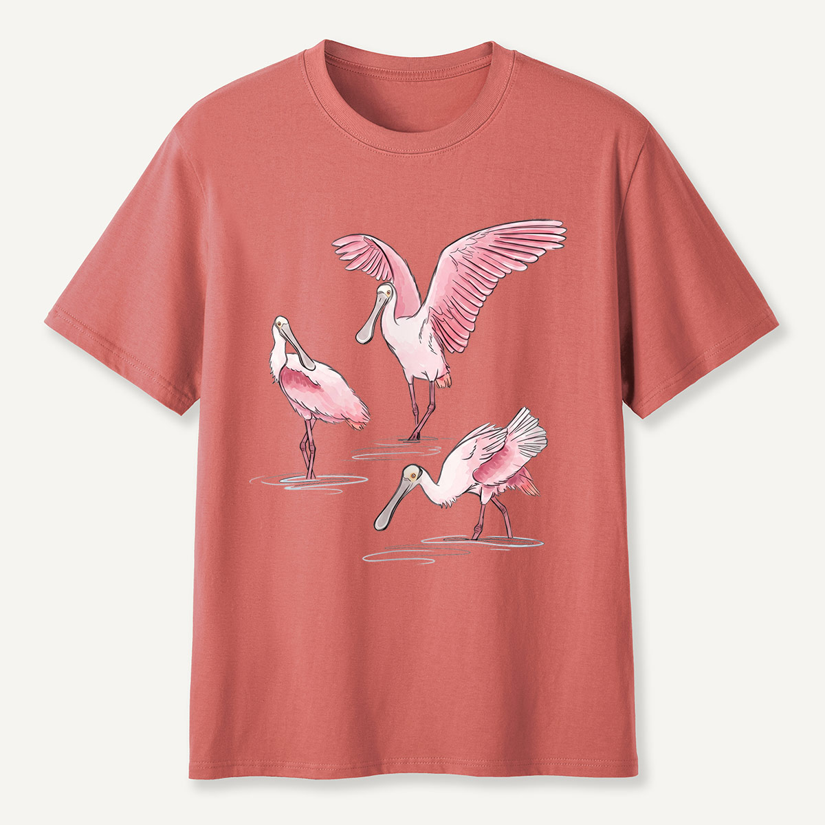 Roseate Spoonbill Bird T-Shirt