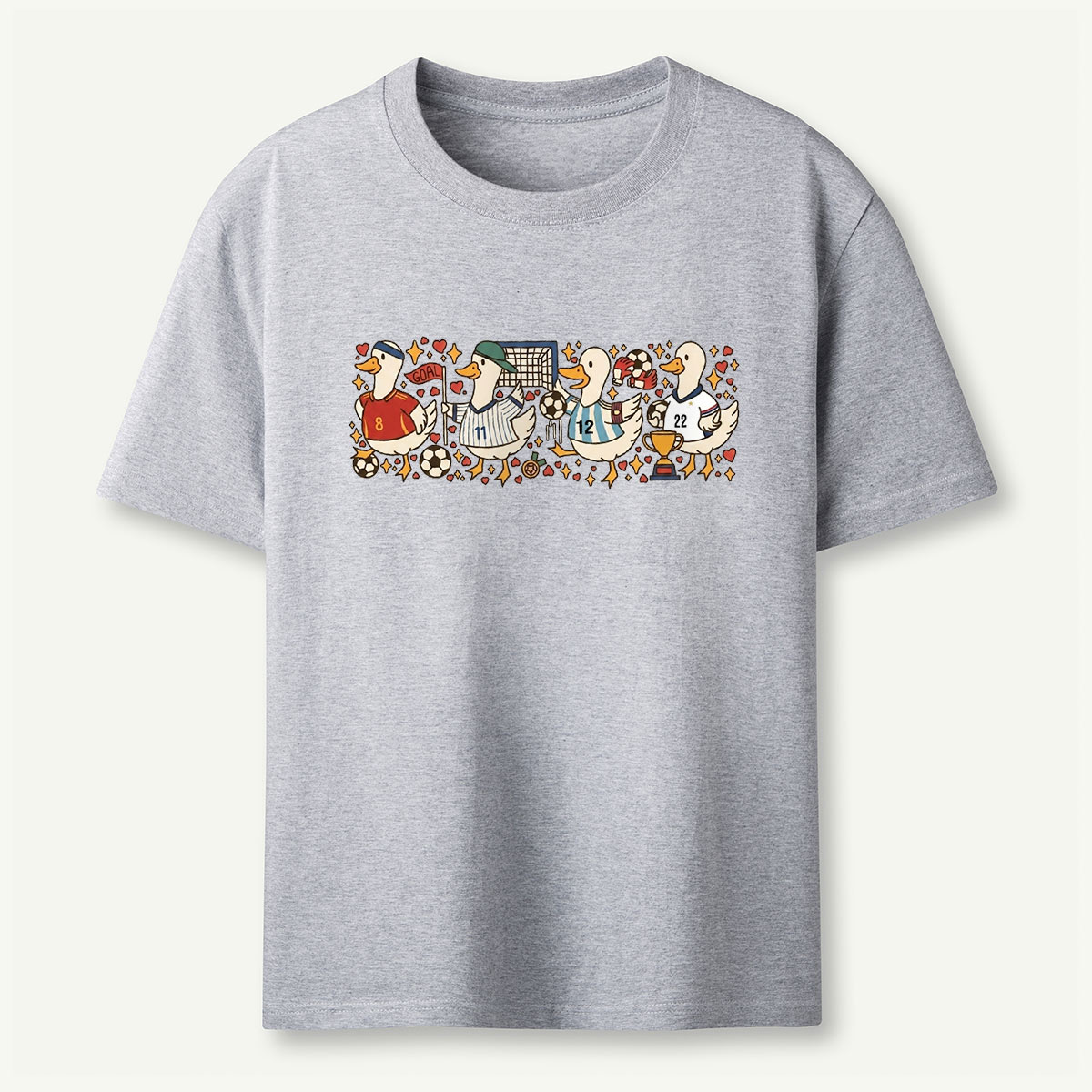 Soccer Ducks Football Team T‑Shirt