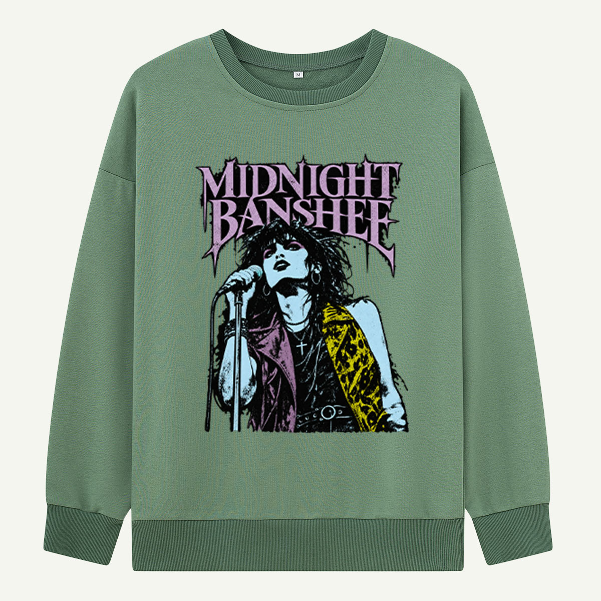 Midnight Banshee Vintage Gothic SingerSweatshirts