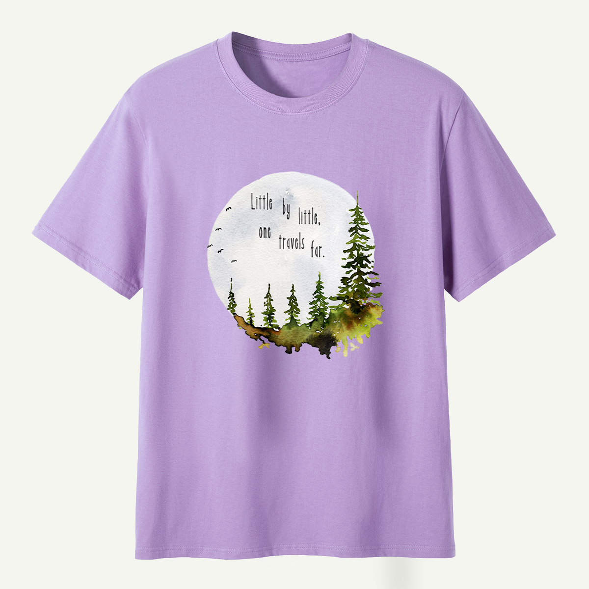 Life Is Better In The Woods Forest Circle T-Shirt