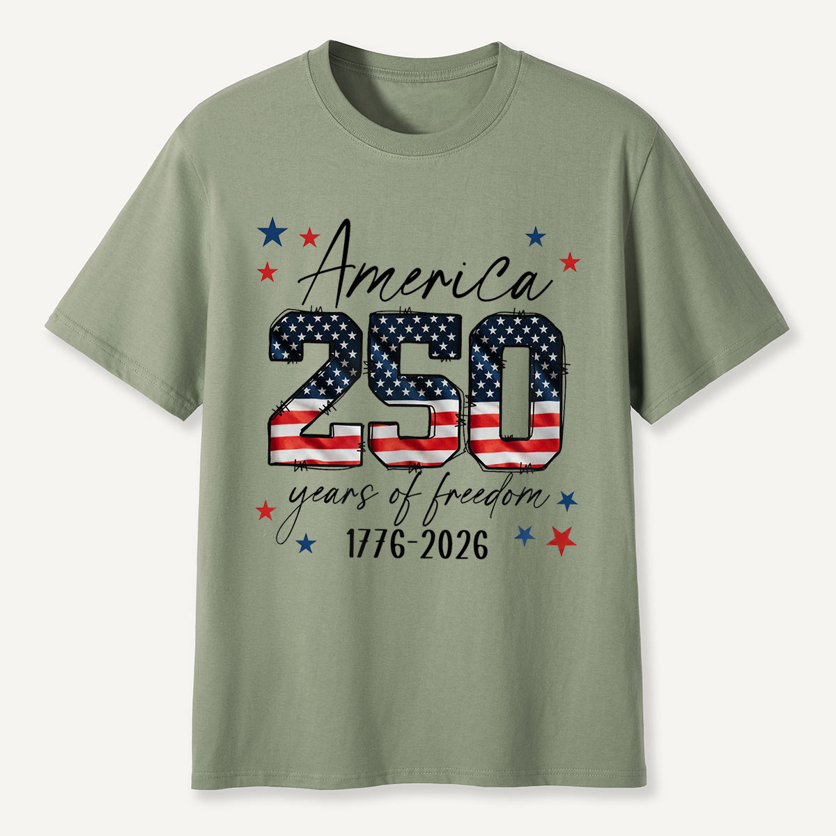 America 250 Years of Freedom 1776‑2026 T-Shirt