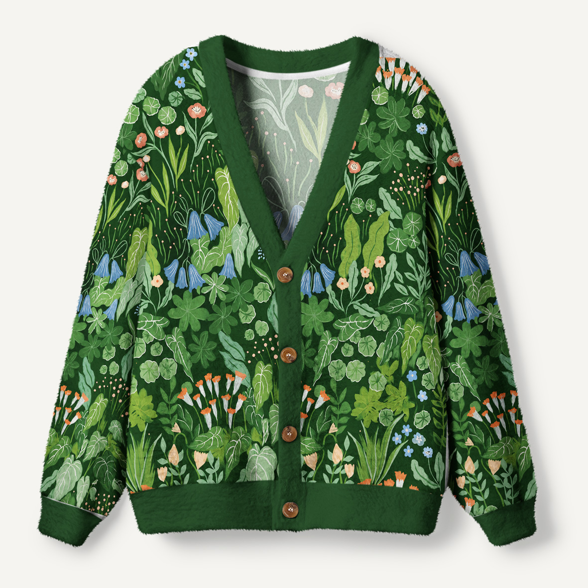 Wildflower Meadow Ugly Cardigan Sweaters
