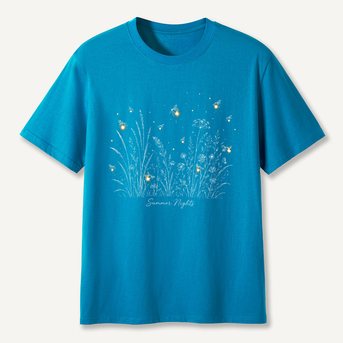 Firefly Summer Night Meadow T-Shirt