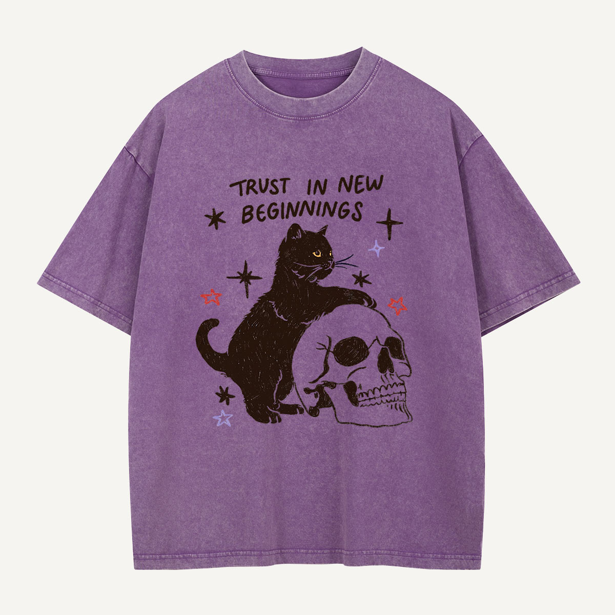 Trust in New Beginnings Washed T-Shirt