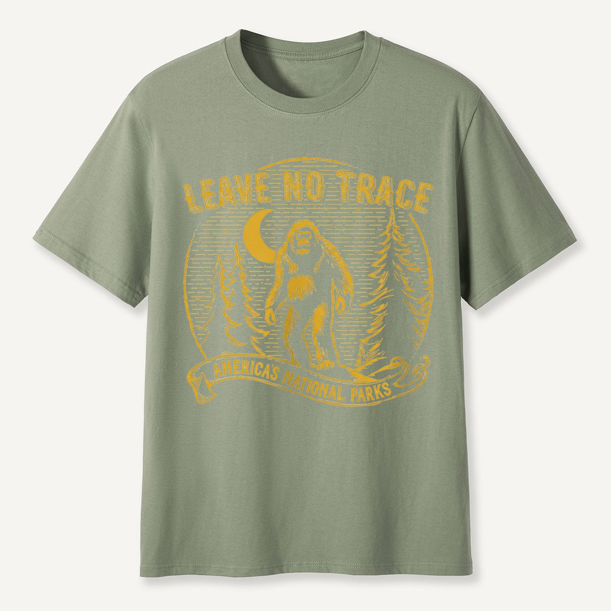 Denali National Park Bear Alaska Badge T-Shirt