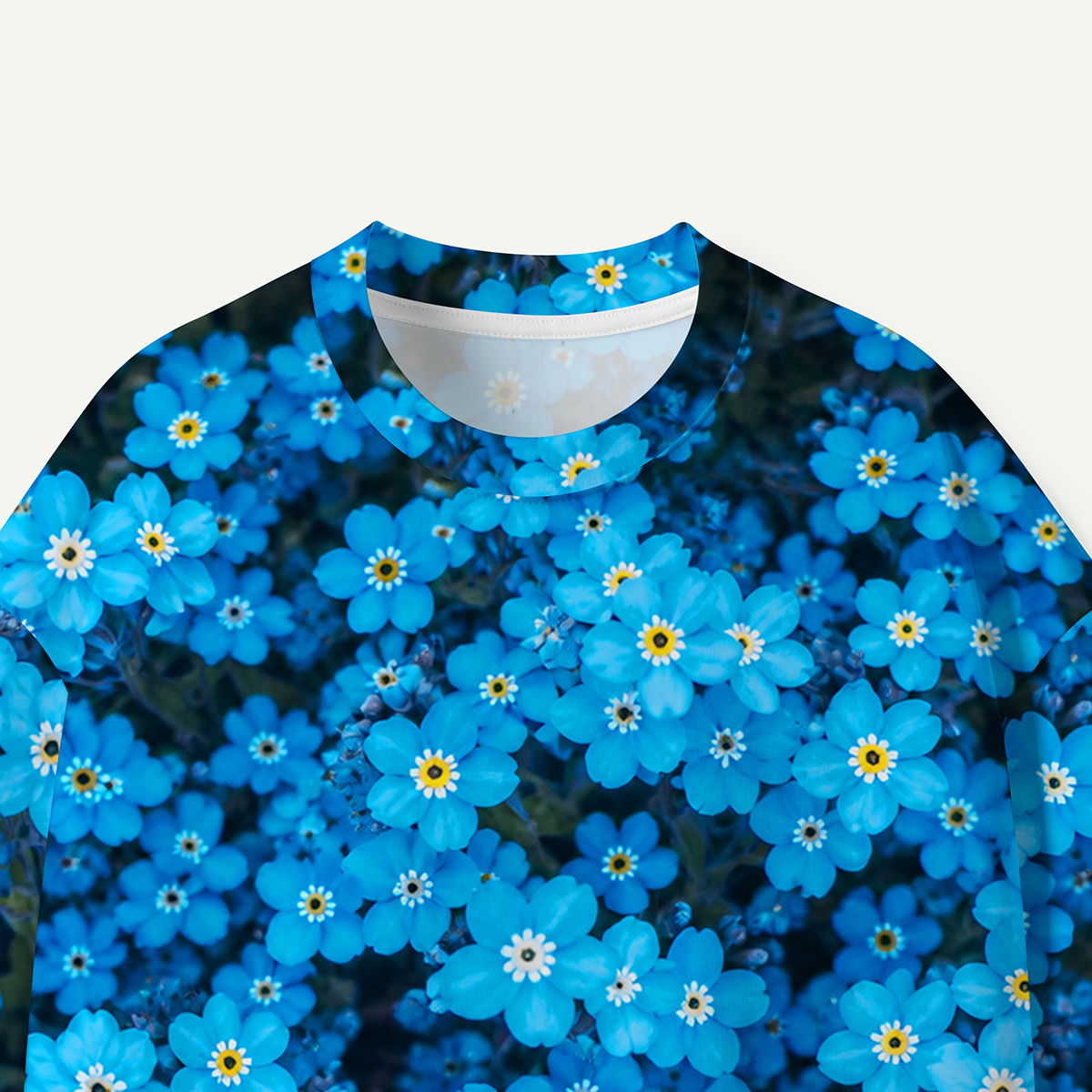 Ocean Blue Wildflower Premium Eco Tee