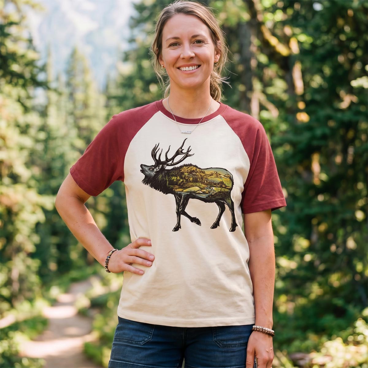 Elk Icons of the West Raglan T-Shirt