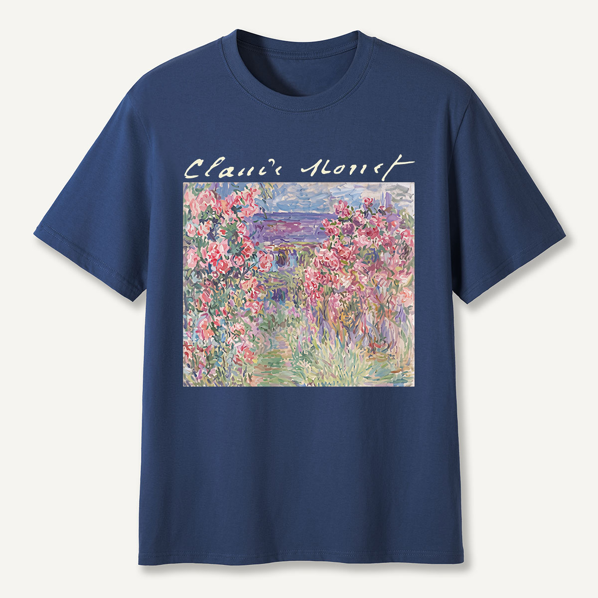 Starry Night Sunset Cat Seaside T-Shirt