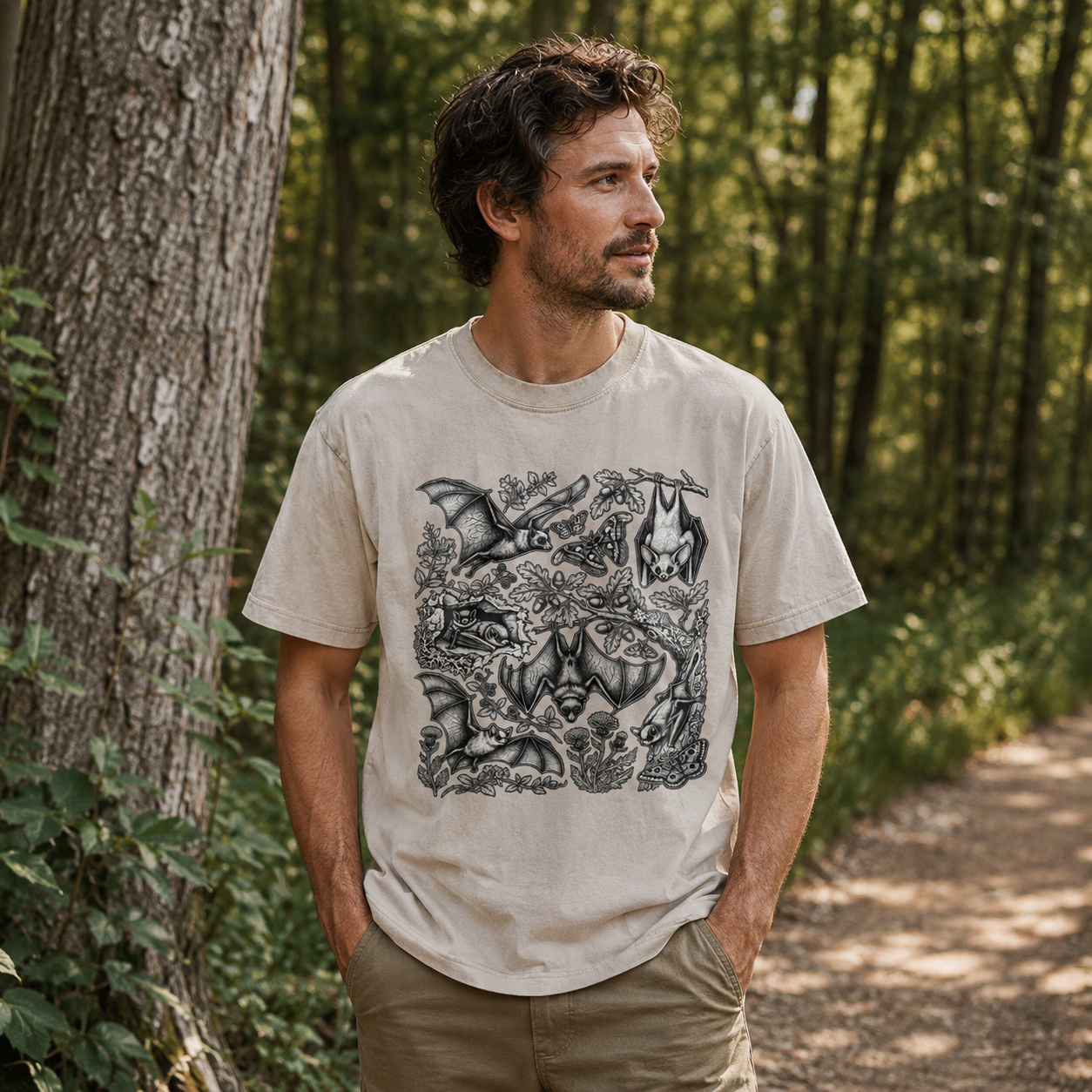 Batwood After Dark Washed T-Shirt