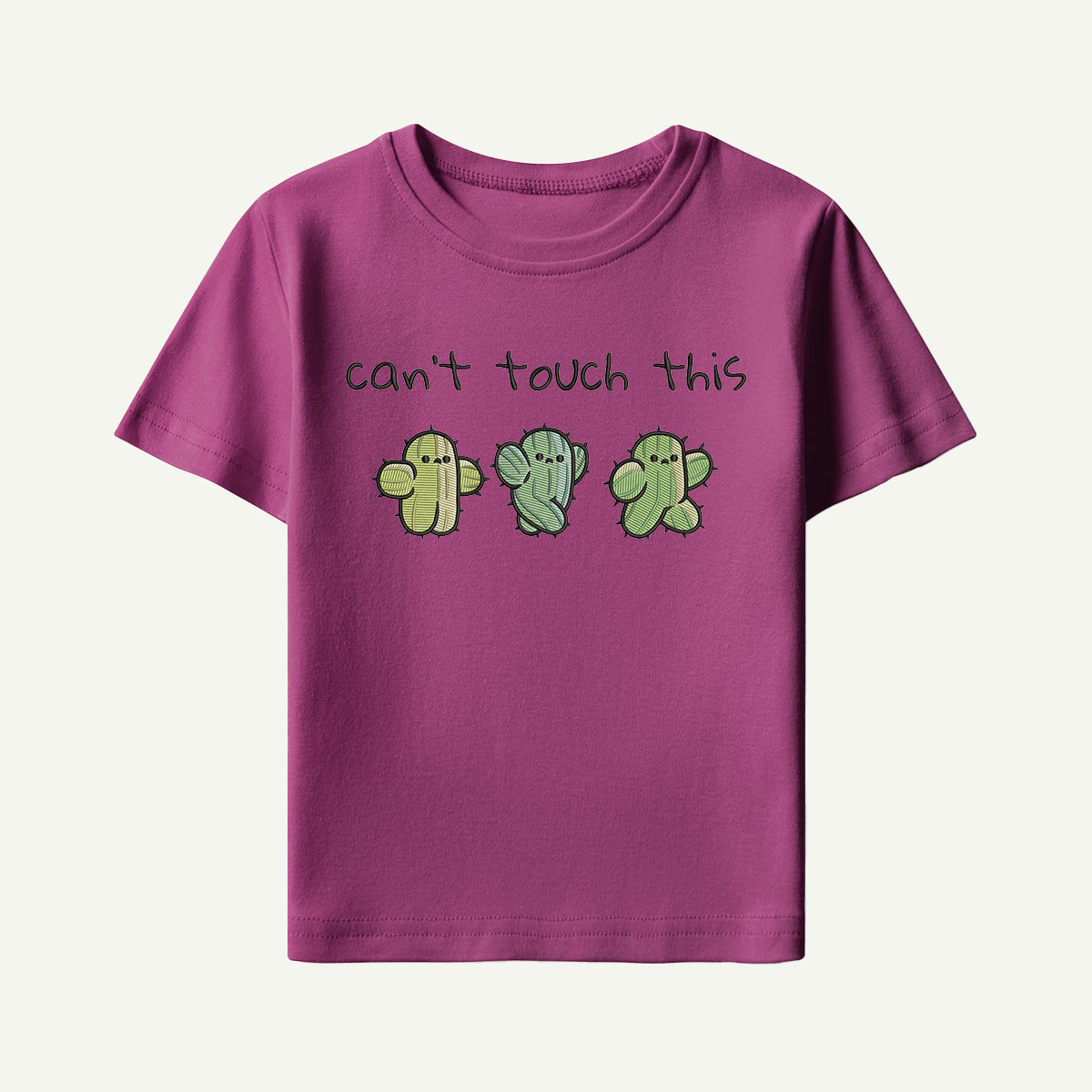 Cactus Trio “Can’t Touch This” Kids T-Shirt