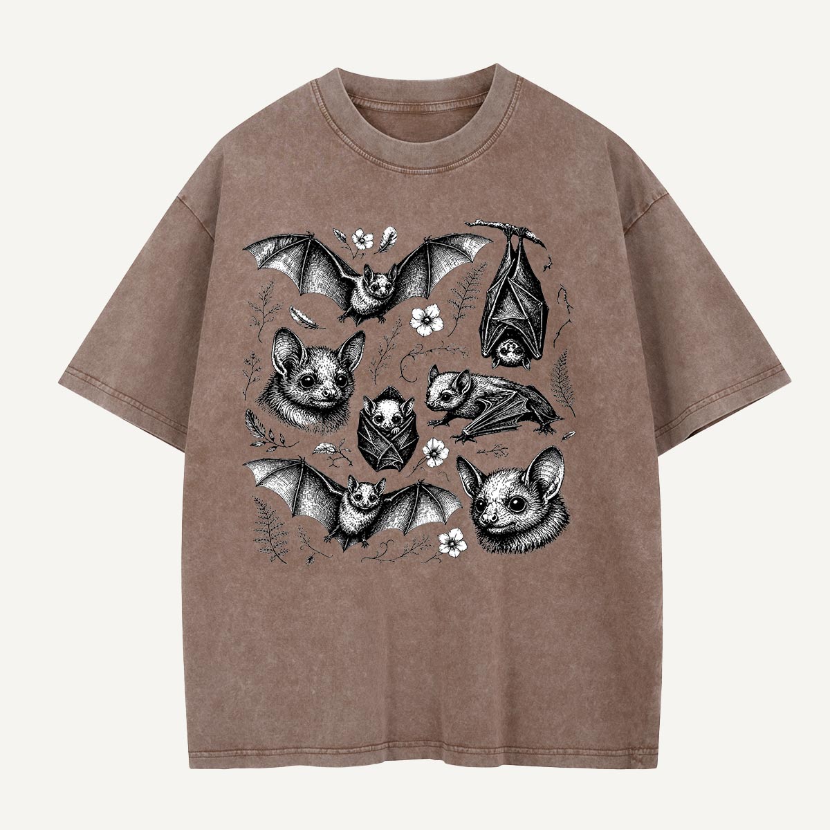 Bat Garden Roll Call Washed T-Shirt