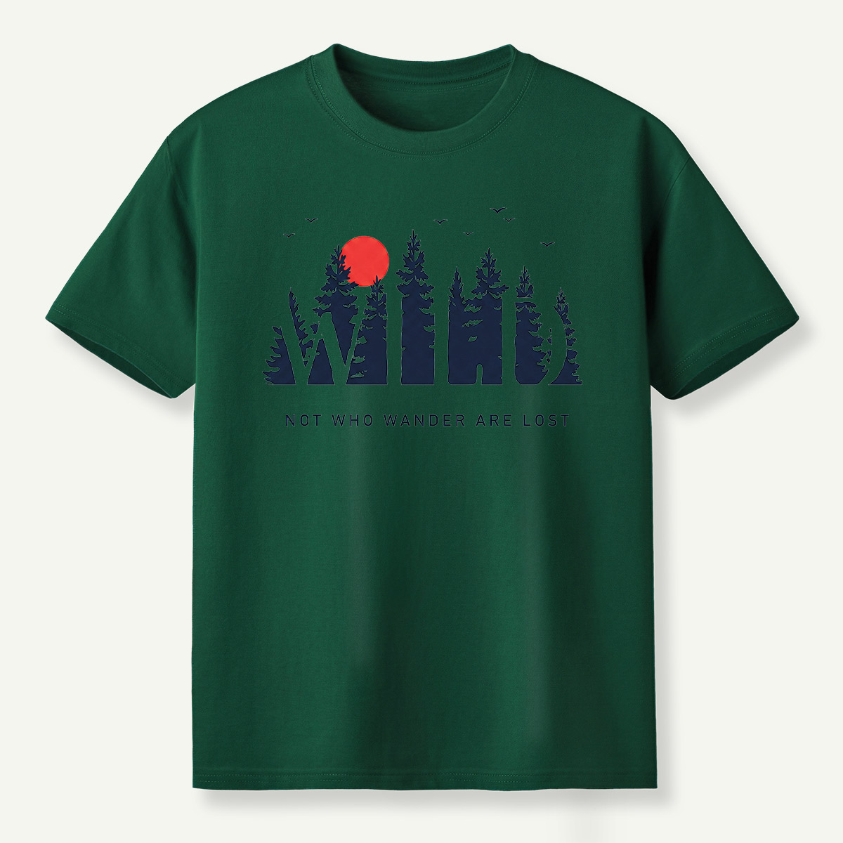 Get Your Nature Ass Lost Pine Forest Sunset T-Shirt