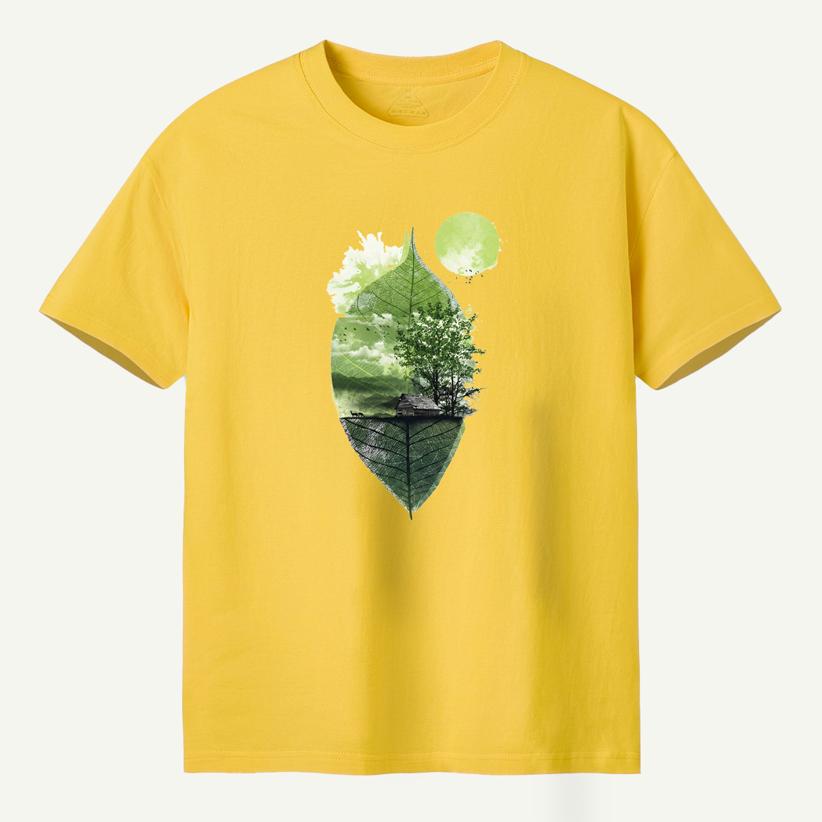 Forest Inside A Leaf Landscape T-Shirt