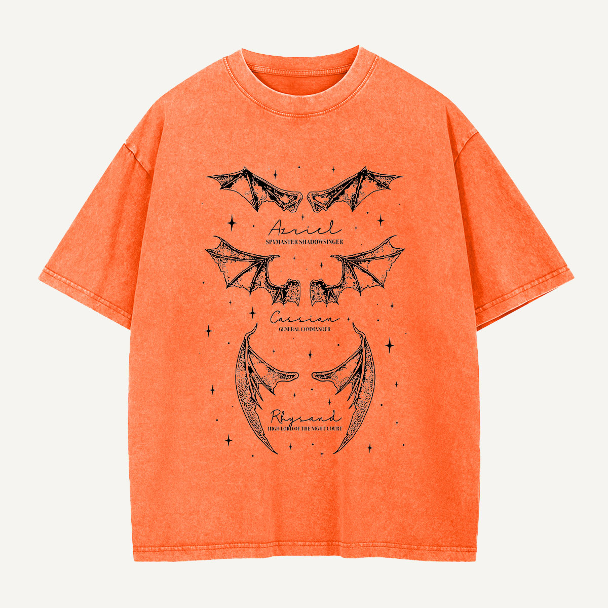 Three Wings, Three Legends Washed T-Shirt