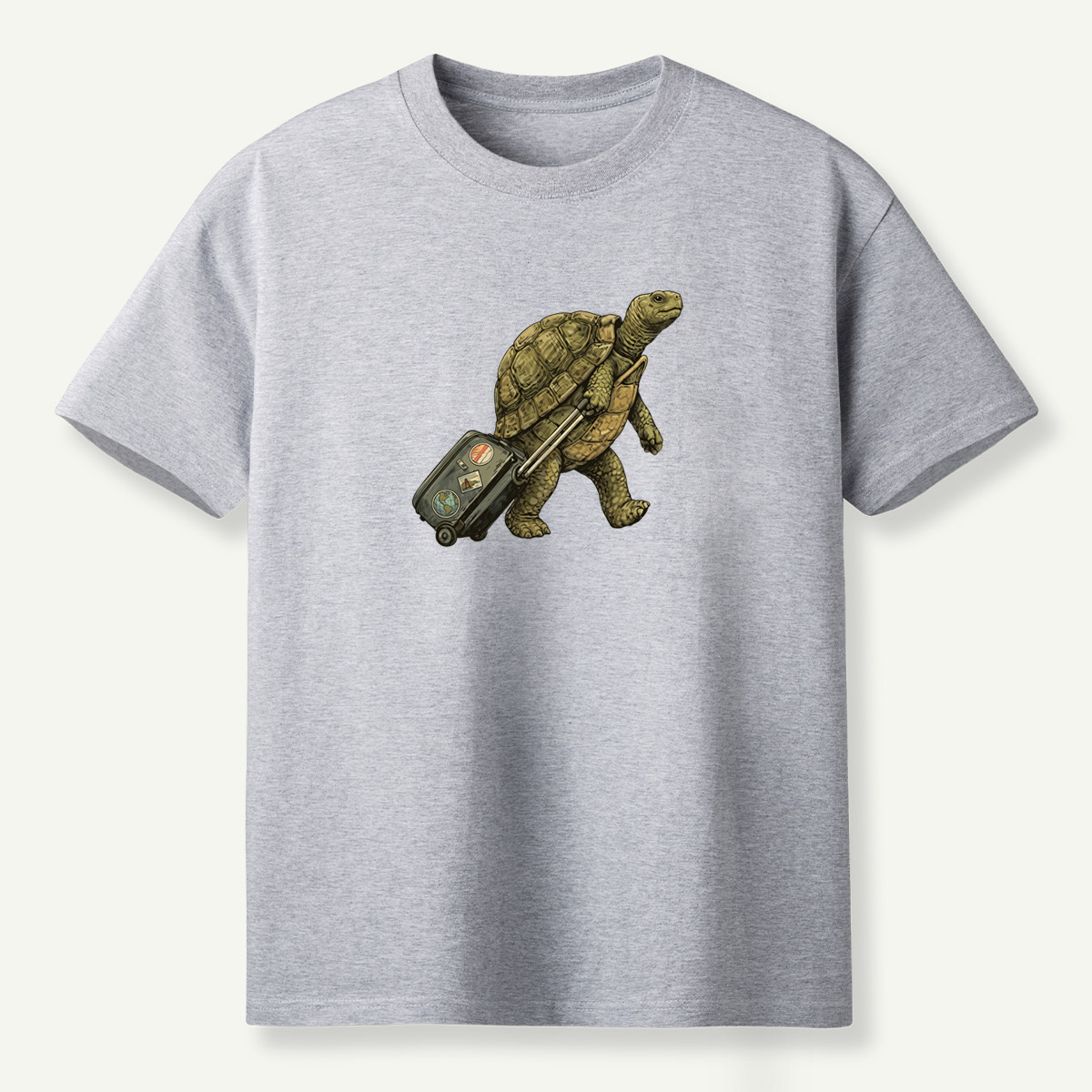 Traveling Tortoise With Suitcase T-Shirt
