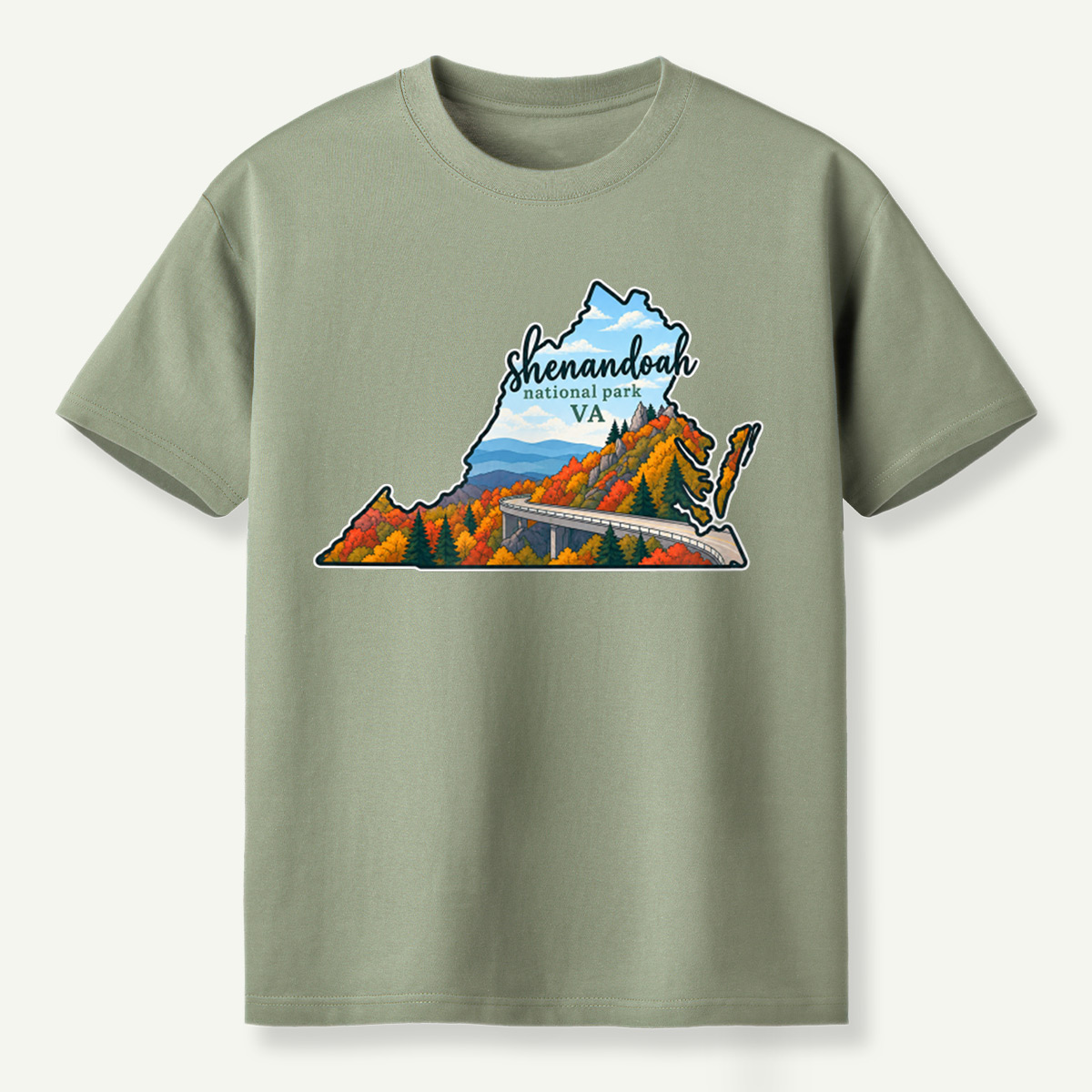 Shenandoah National Park Virginia Autumn Blue Ridge Parkway T-Shirt