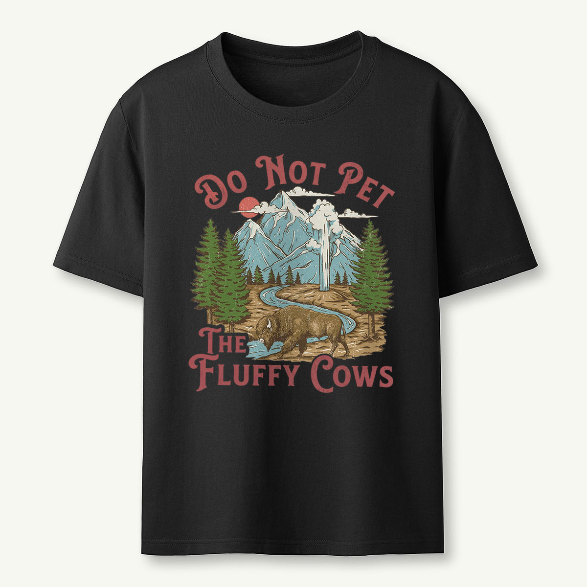 Fluffy Cows Yellowstone T-Shirt