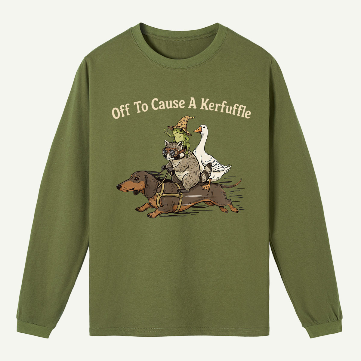 Off To Cause A Kerfuffle Long Sleeve T-Shirt
