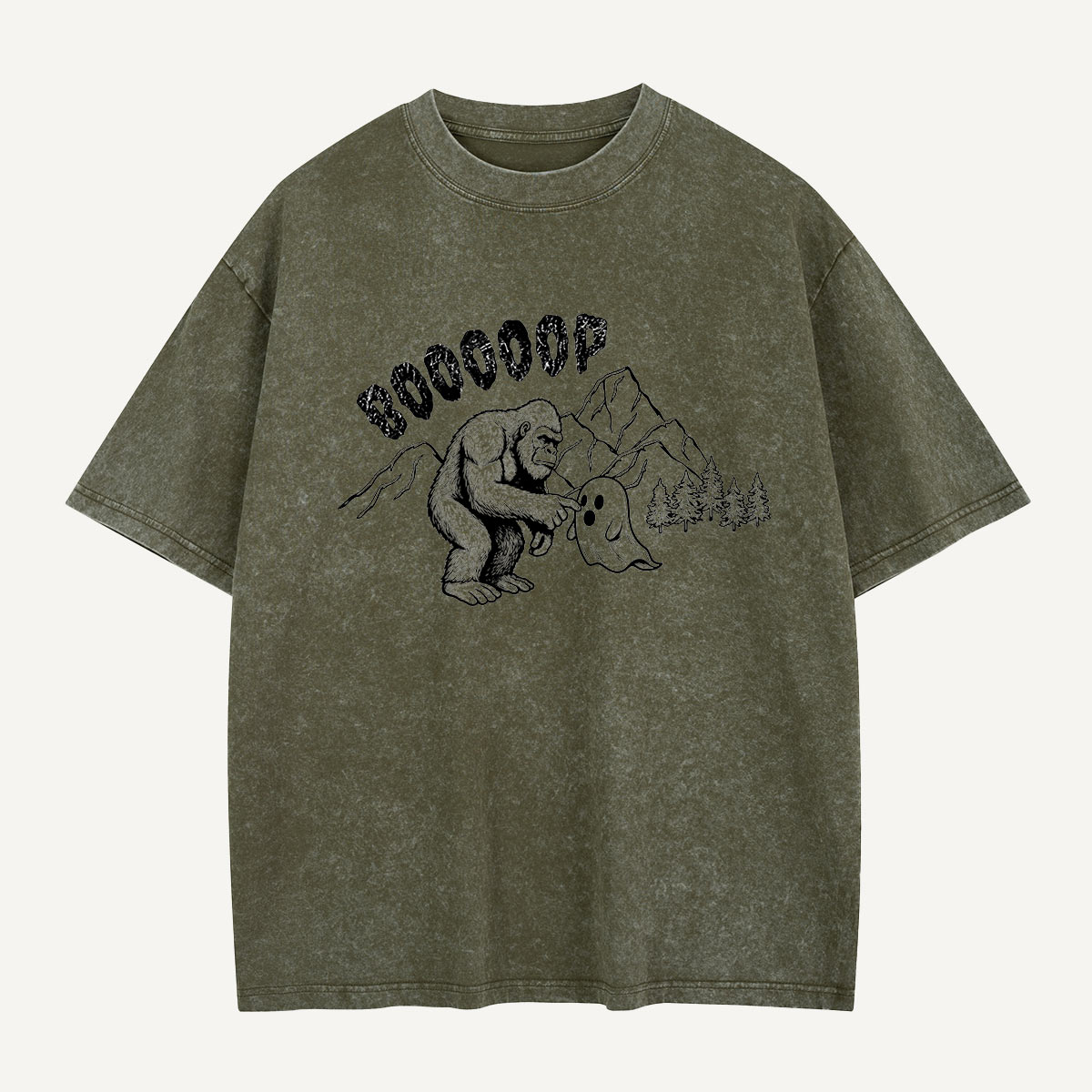 Bigfoot Says Boop Washed T-Shirt