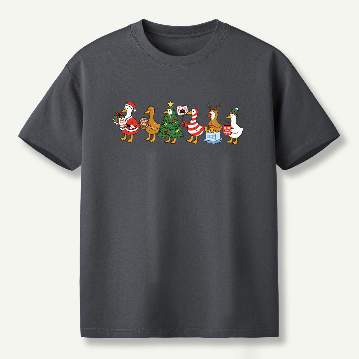 Chaotic Christmas Goose Parade T-Shirt