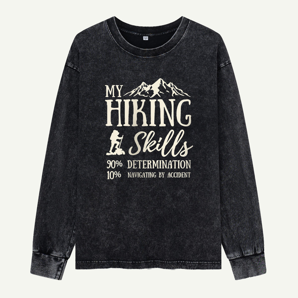 My Hiking Skills Washed Long Sleeves