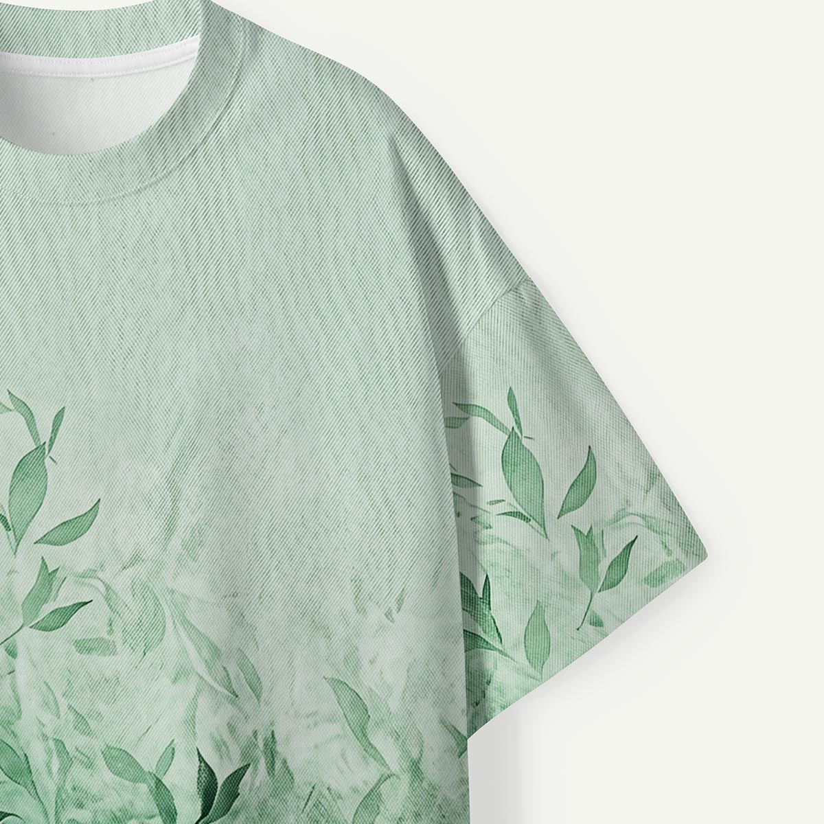 Soft Green Foliage Premium Eco Tee