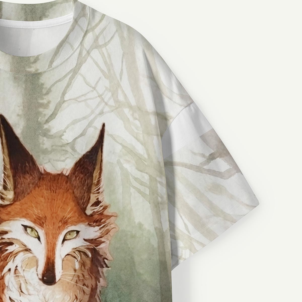 Woodland Fox Premium Eco Tee