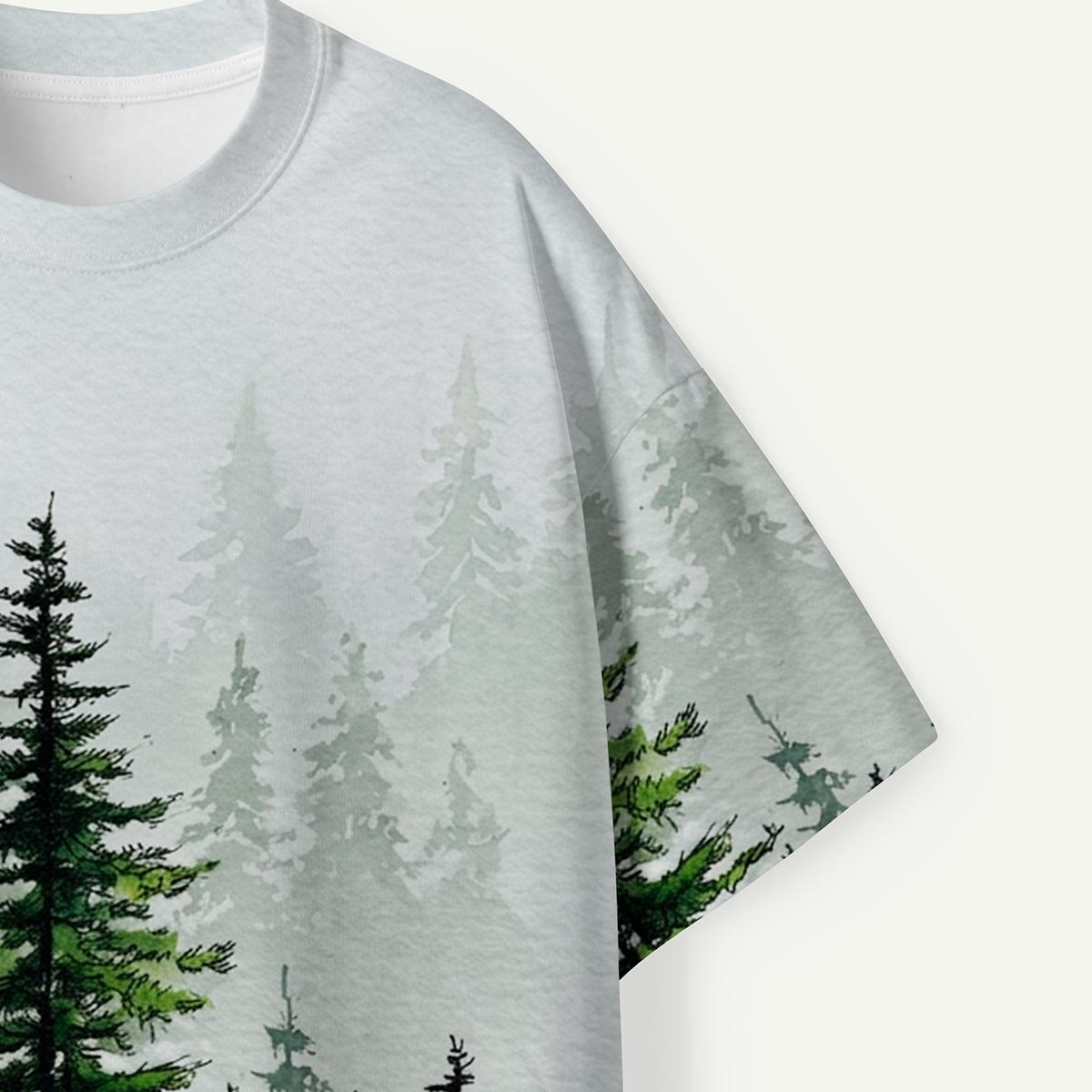 Misty Pine Forest Premium Eco Tee