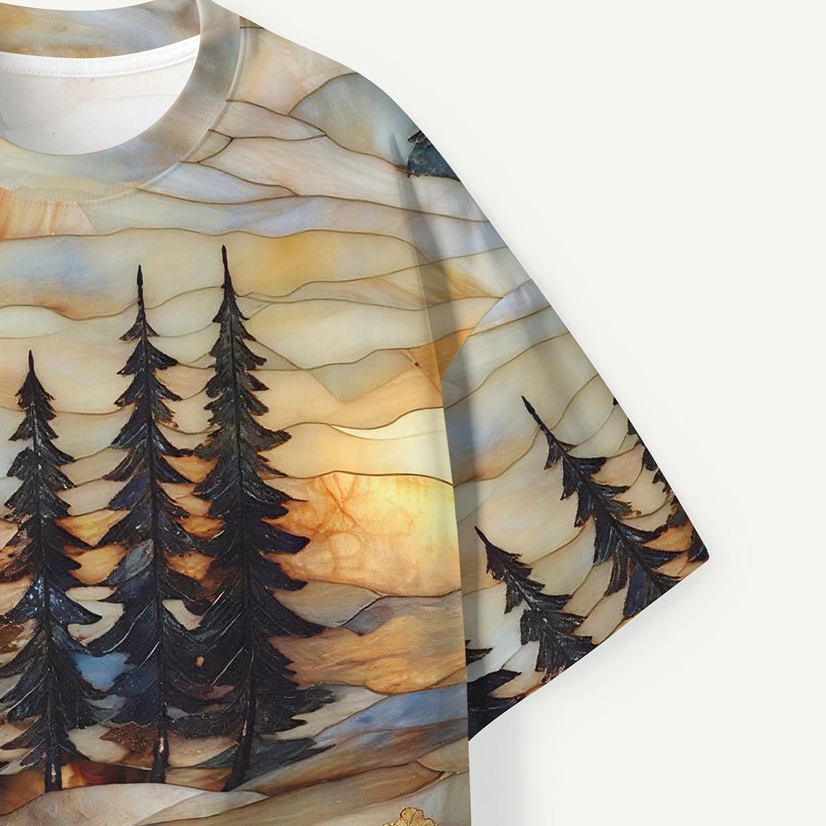 Amber Forest Layers Premium Eco Tee