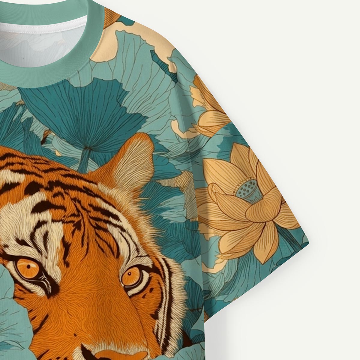 Hidden Tiger Floral Premium Eco Tee