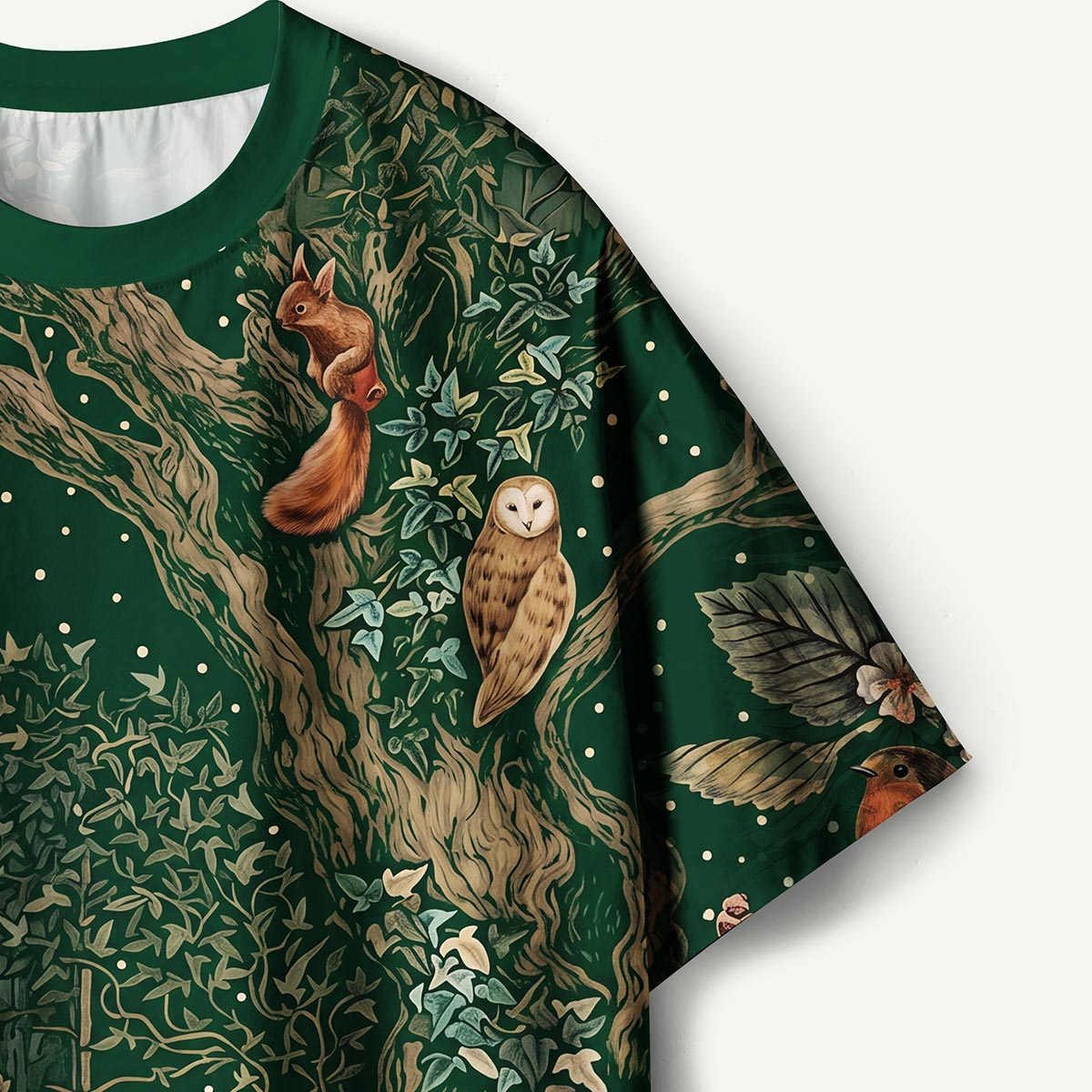 Woodland Tapestry Animal Premium Eco Tee