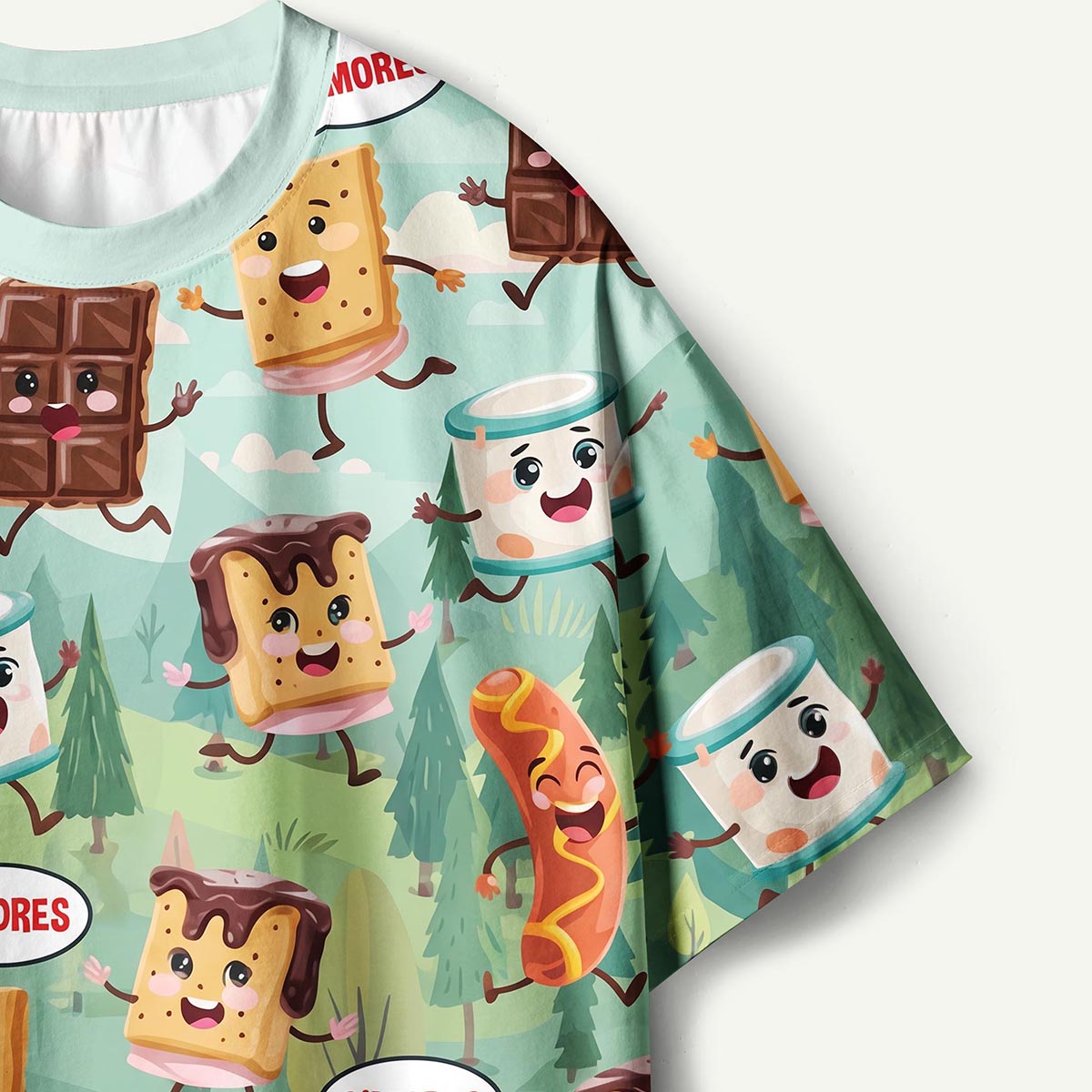 Stay Toasty S'mores Chocolate Camping Premium Eco Tee