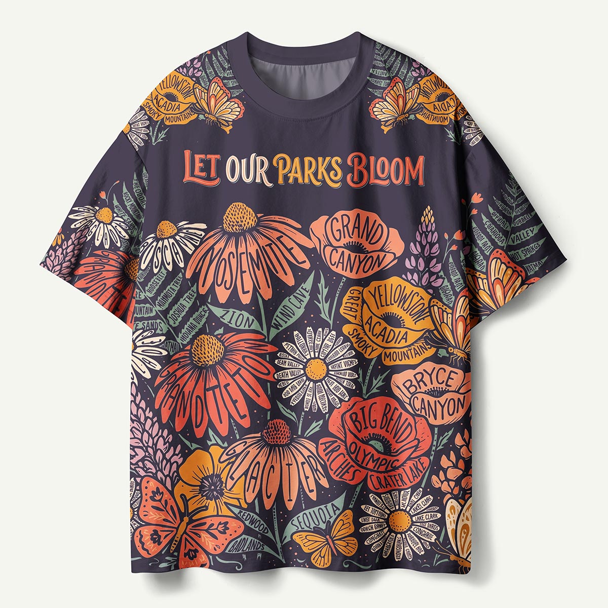 Let Our Parks Bloom Premium Eco Tee