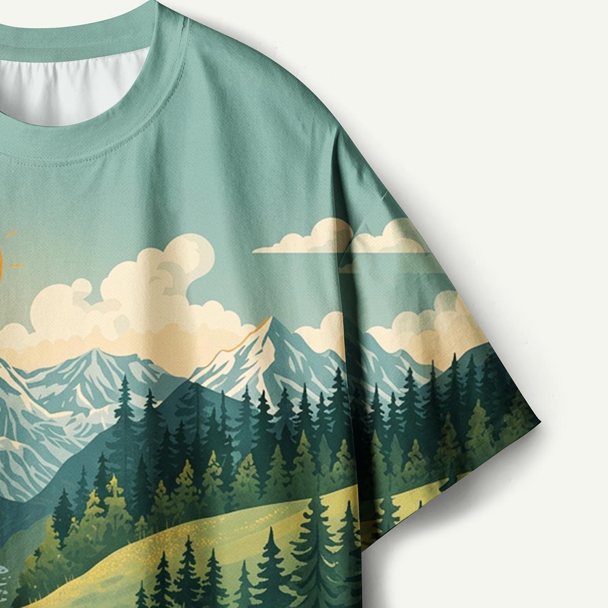 Sunlit Valley River Premium Eco Tee