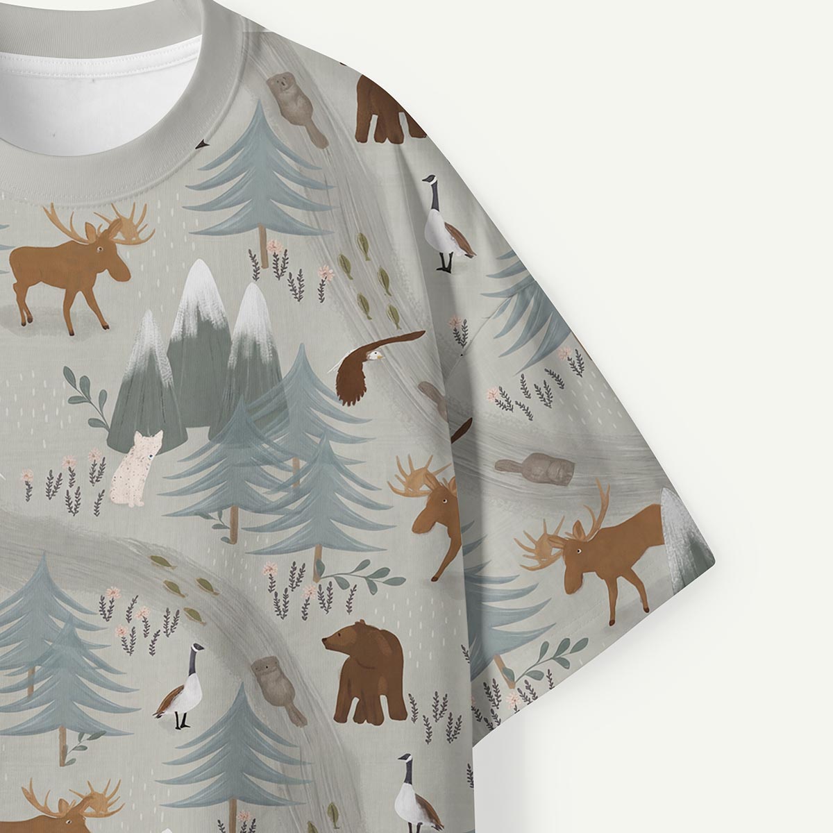 Wildlife and Mountain National Parks Premium Eco Tee