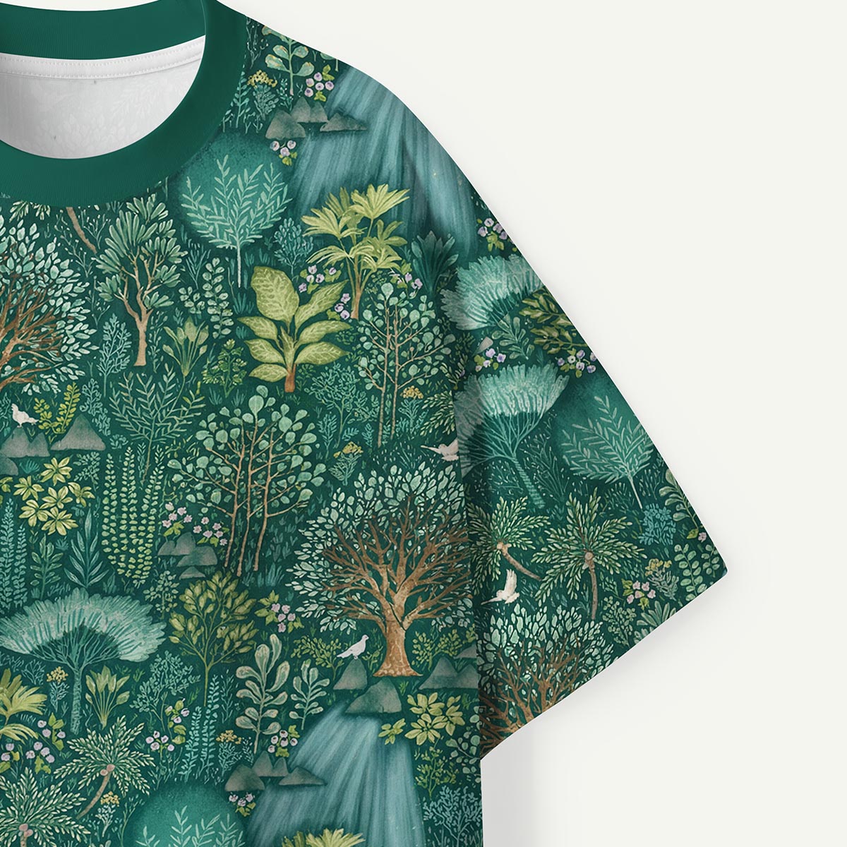 Green Forest Trees and Stream Premium Eco Tee