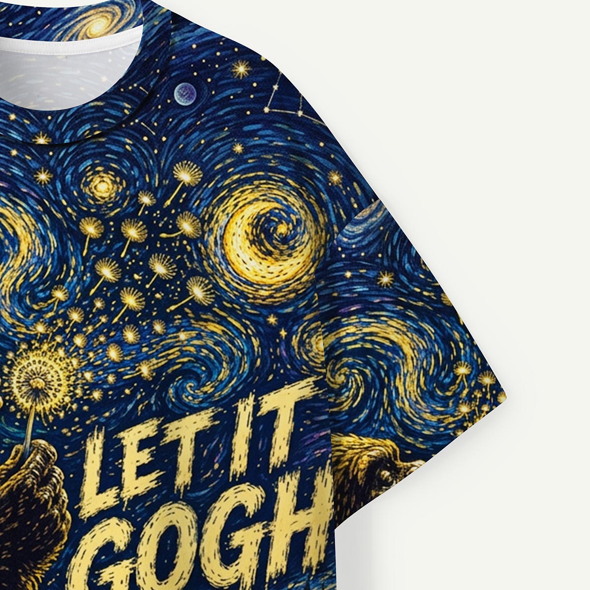 Swirl Night Sky Cryptids Let It Gogh Premium Eco Tee