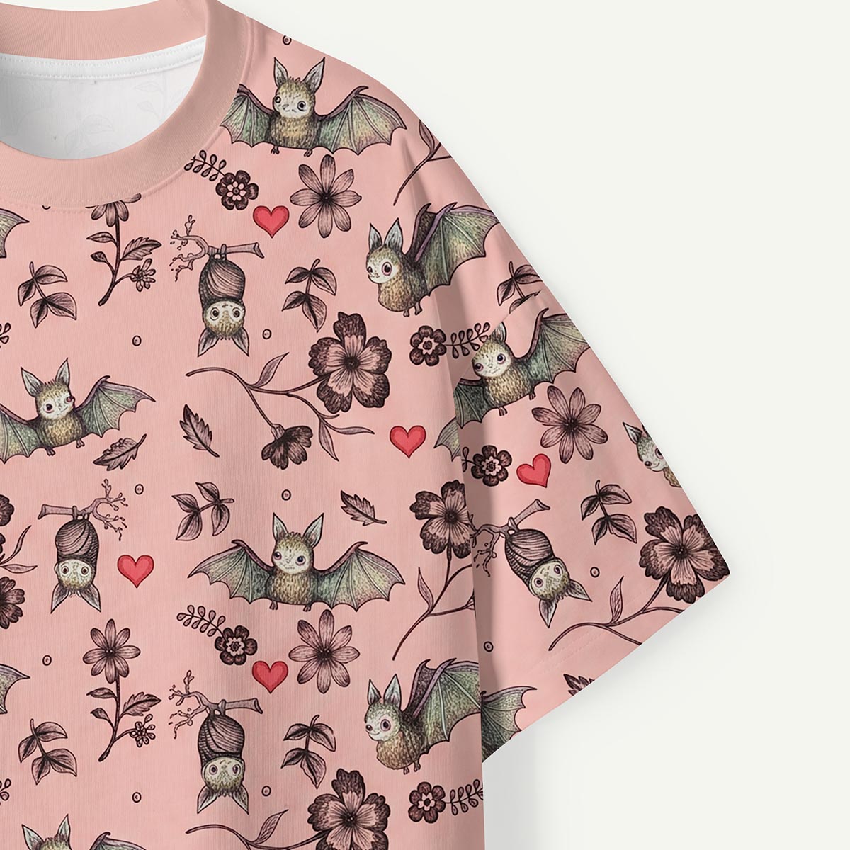 Bats and Hearts Premium Eco Tee