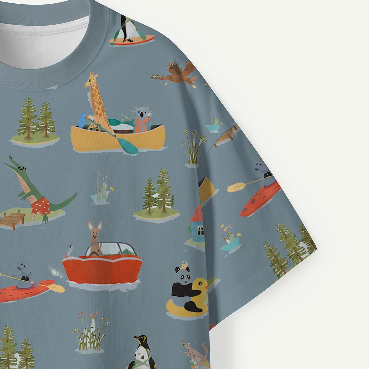 Animals Water Sports Adventure Premium Eco Tee