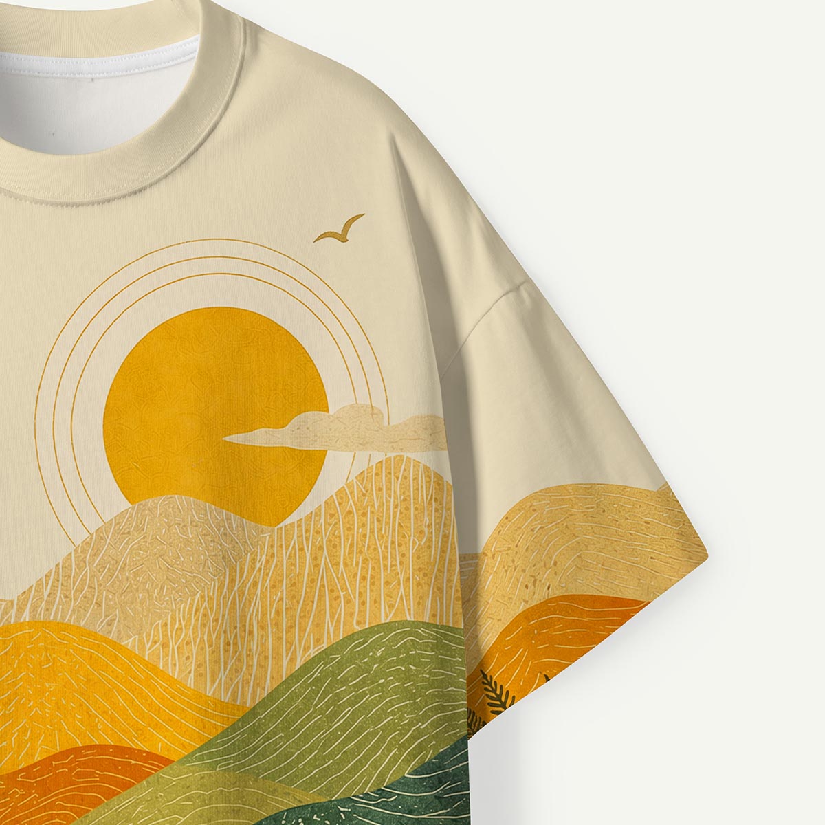Layered Mountain Premium Eco Tee