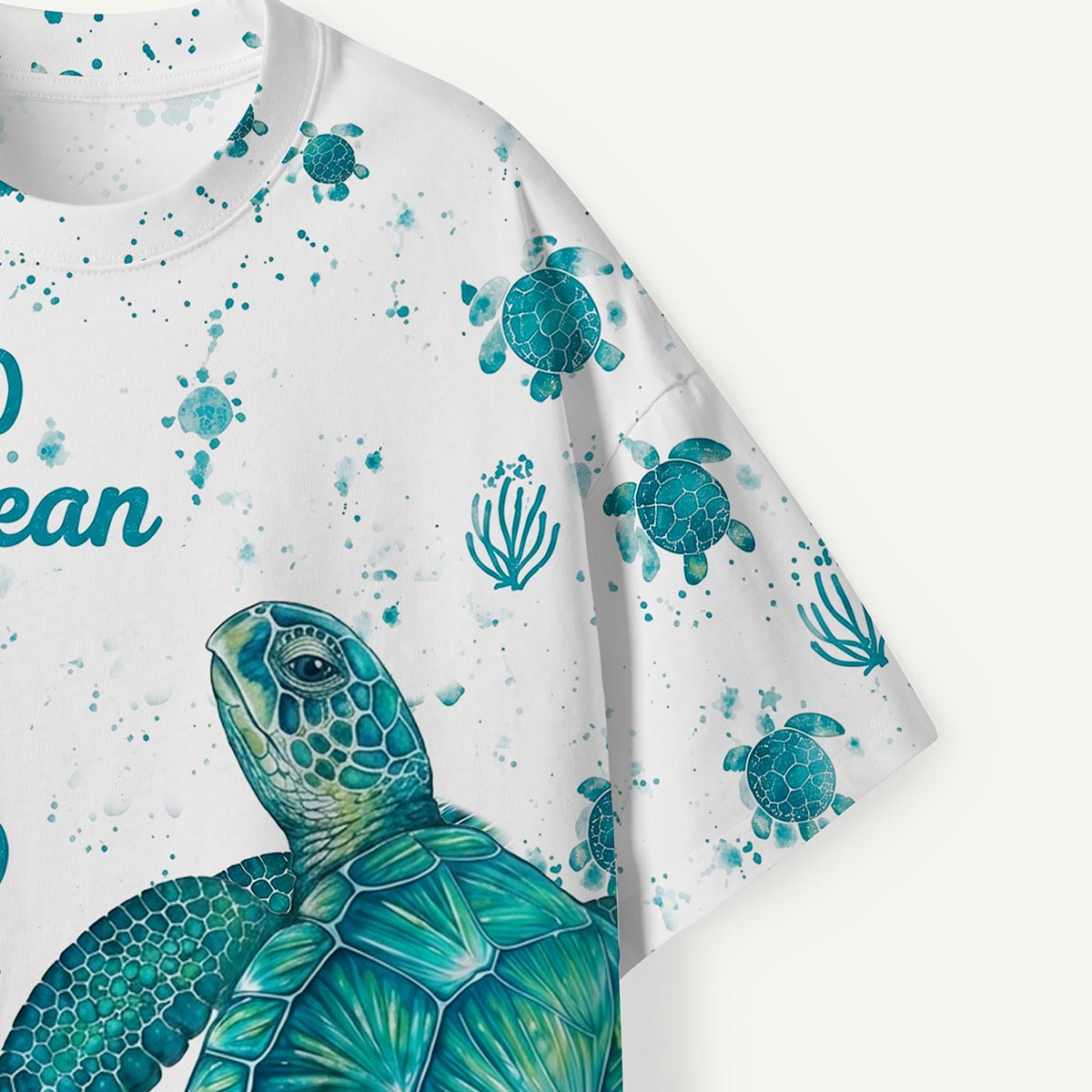 Sea Turtle Ocean Quote Premium Eco Tee