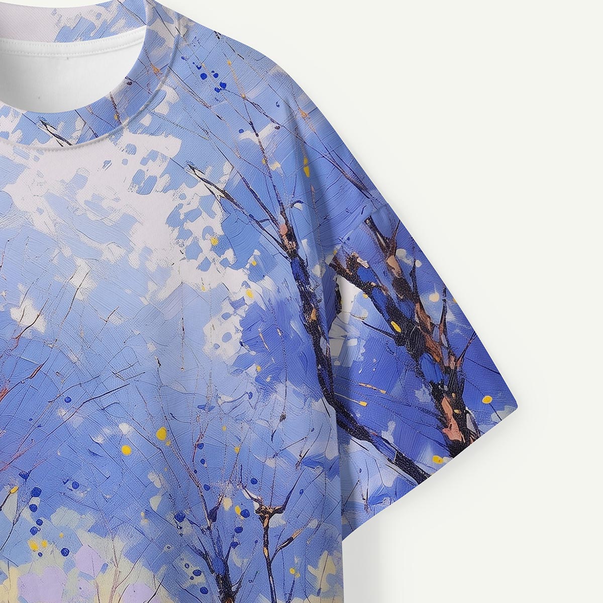 Blue Blossom Meadow Premium Eco Tee