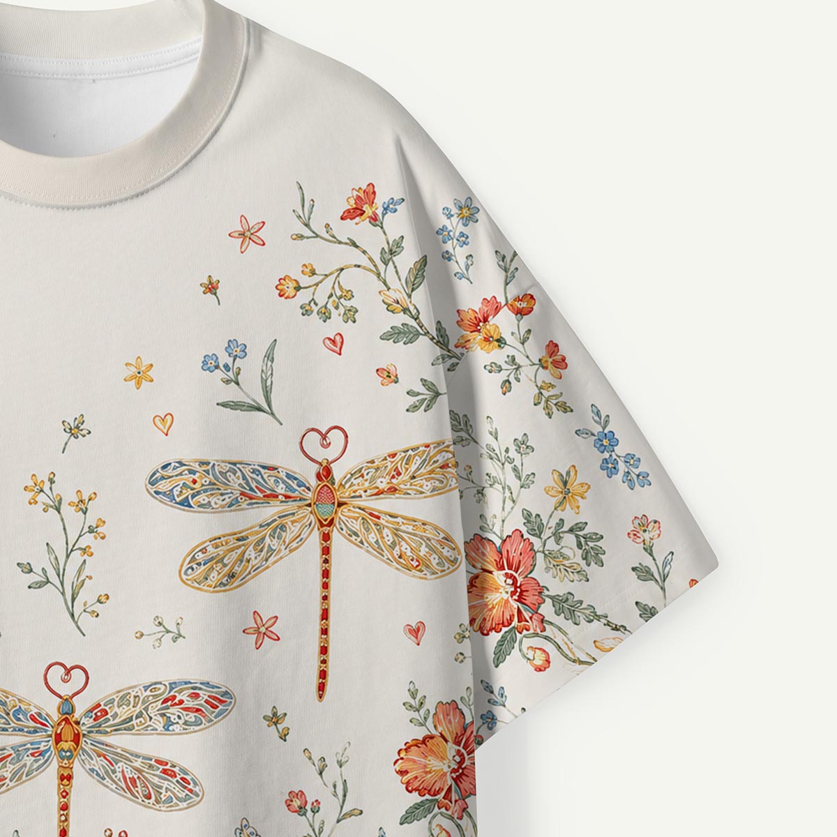 Dragonfly Wildflower Garden Premium Eco Tee