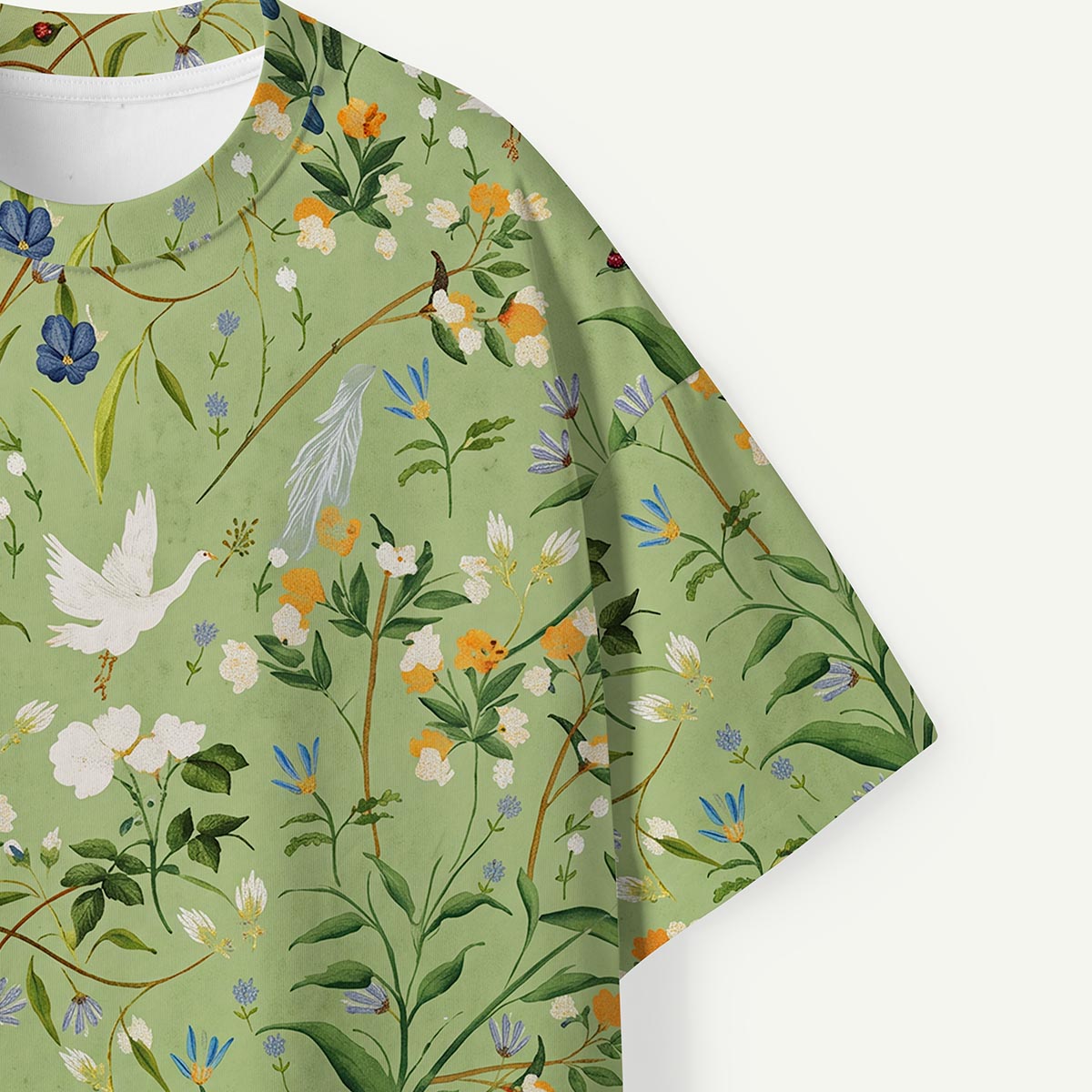 Peace Dove Wildflower Botanical Premium Eco Tee