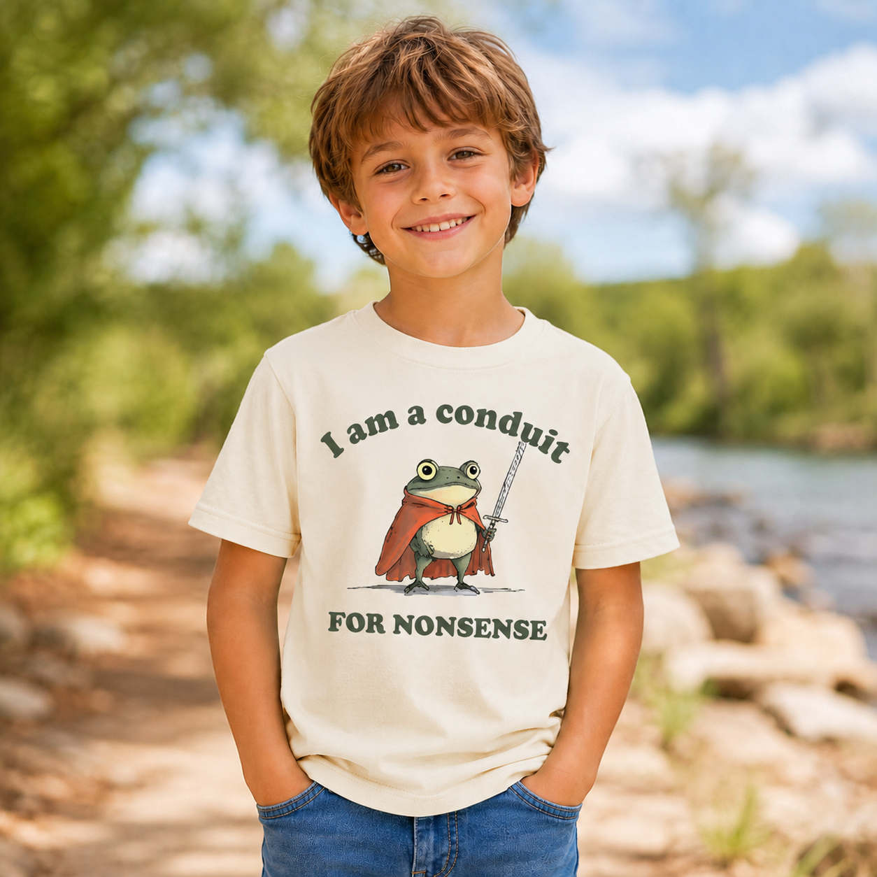 I Am A Conduit For Nonsense Kids T-Shirt