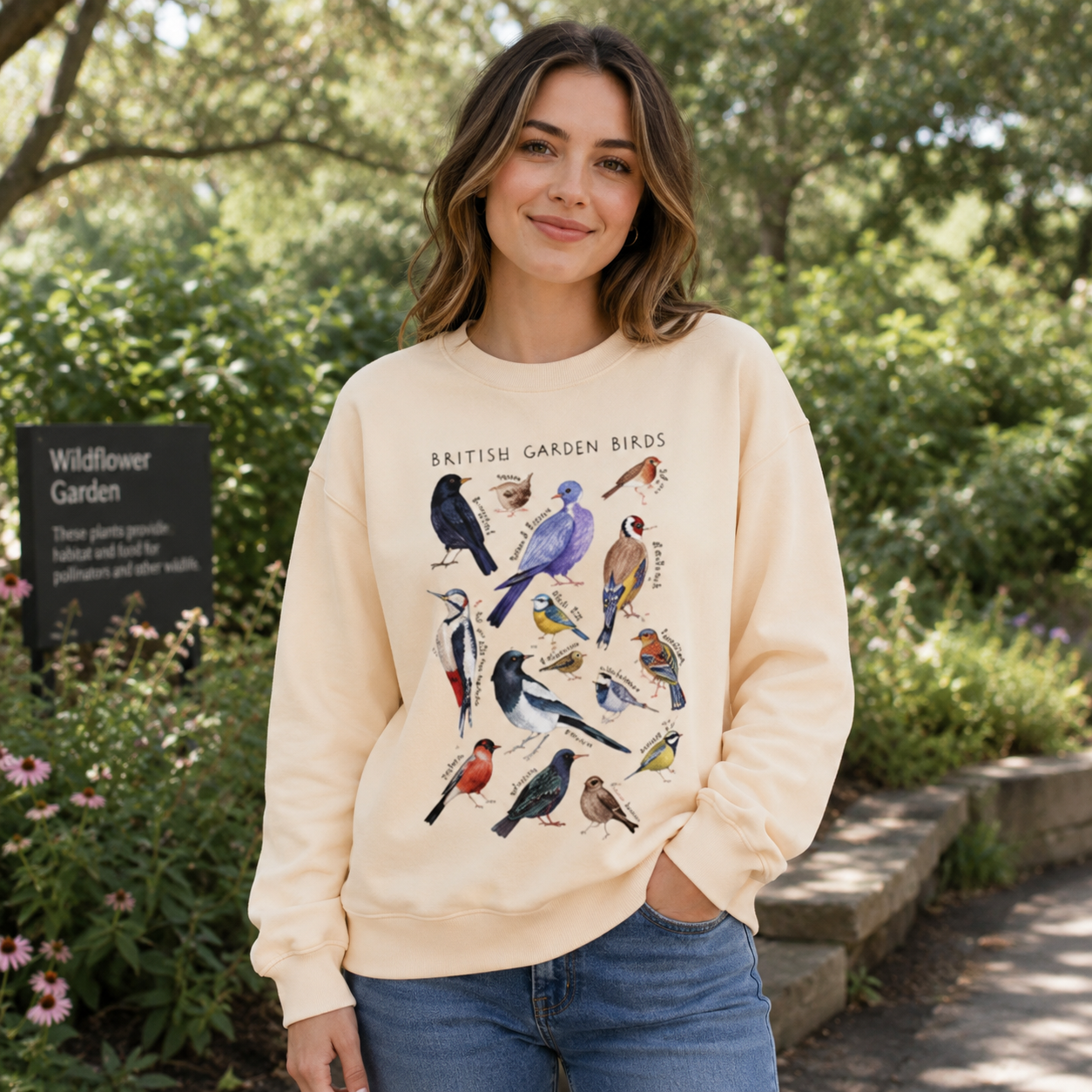 Botanical Garden Birds Wildlife Birdwatching Sweatshirts