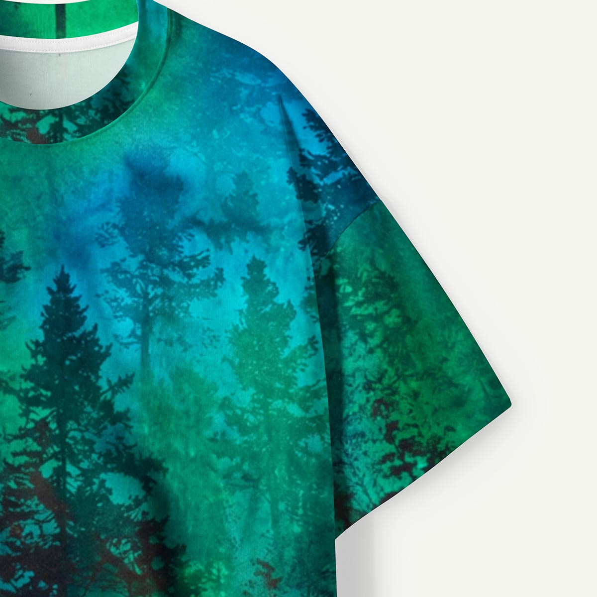 Nature Glowing Forest Tree Eco All-Over Print T-Shirt