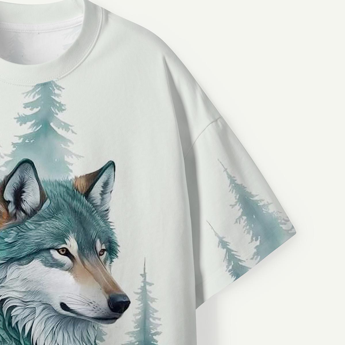Northern Wolf Woodland Premium Eco Tee