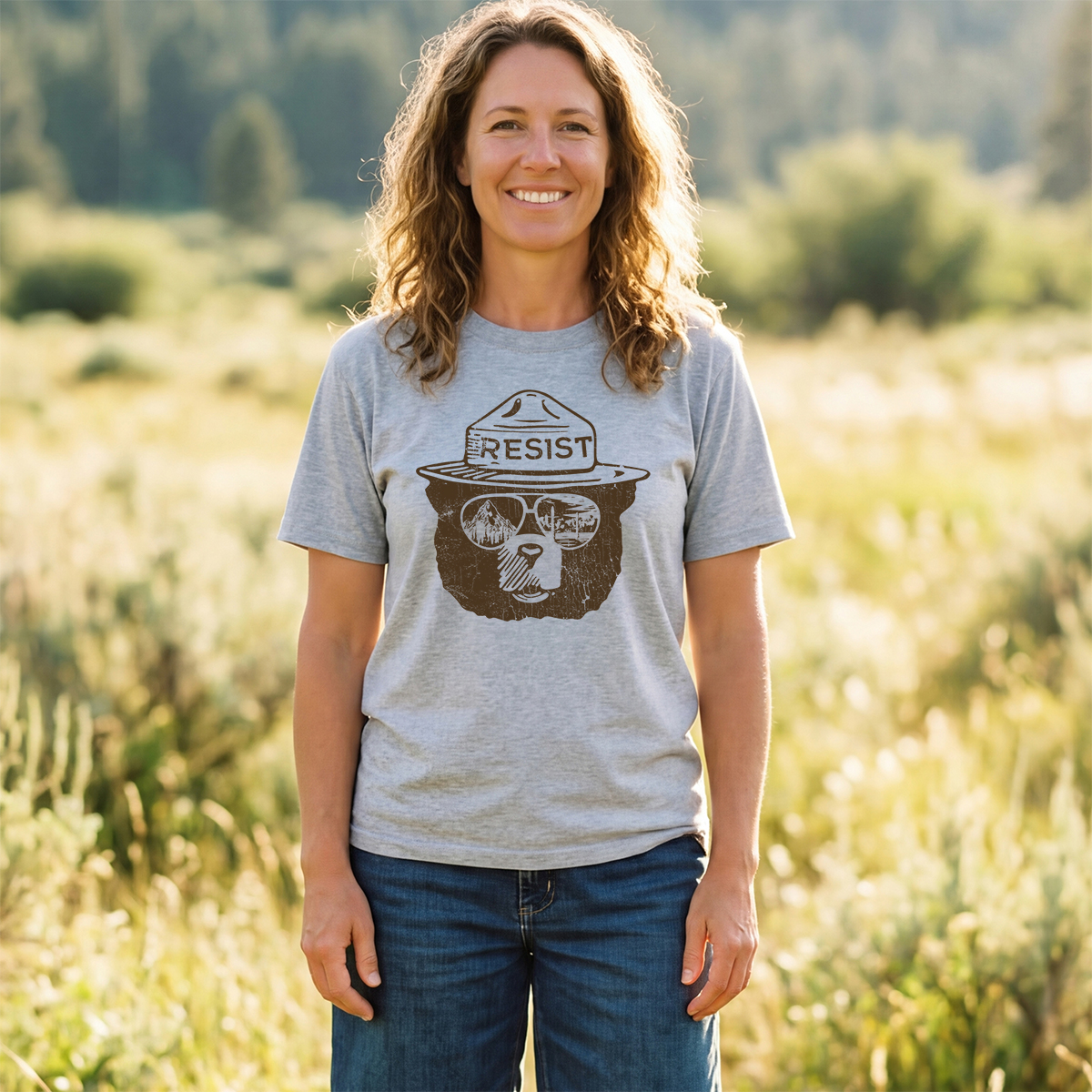 Vintage Alt National Park Service Resist T-Shirt