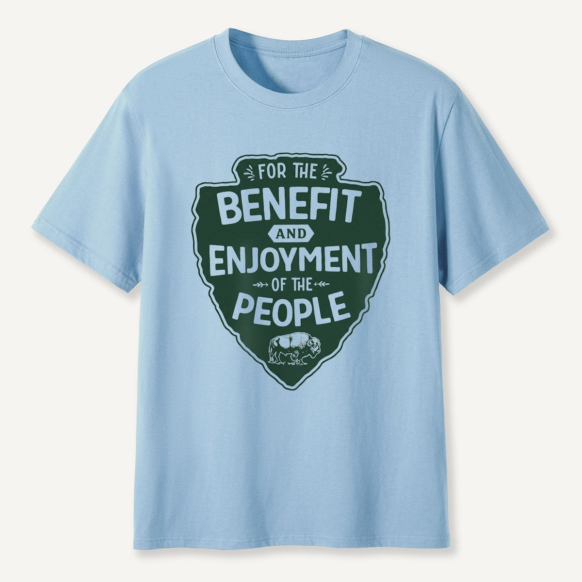 Benefit and Enjoyment of the People Park Badge T-Shirt